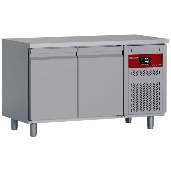 Betaalbaar Diamond geventileerde koeltafel 2 deuren GN 1/1 260 liter R290 roestvrij staal