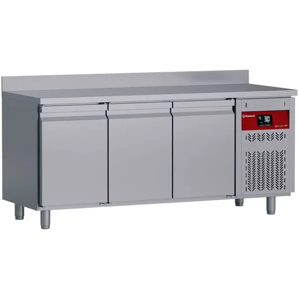 Diamond Geventileerde Koeltafel DT178/P9H-D 3-deurs GN 1/1 405L RVS AISI 304 Achterwand Koop Online