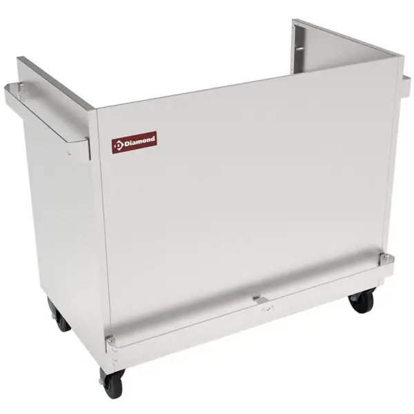 Diamond Onderstel R.V.S. DIMEX-RG3/N met wielen 1060x595x970 mm voor vitrine VBE-311/N Betaalbaar