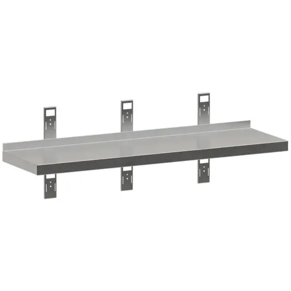 Diamond wandrek AISI 430 roestvrij staal 1400x300x40 mm met 3 steunen en 3 wandrails 350 mm Lage Prijs