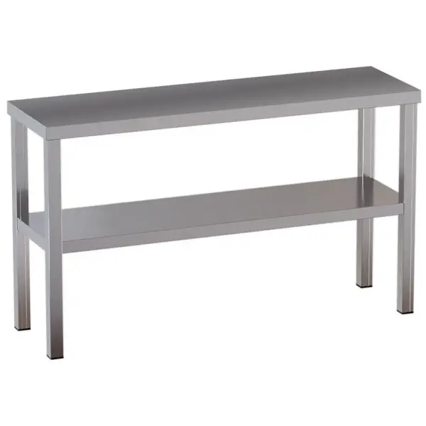 Diamond chefrek 2 niveaus 2000x300x700 mm rvs AISI 430 horeca inzet Direct Verzonden