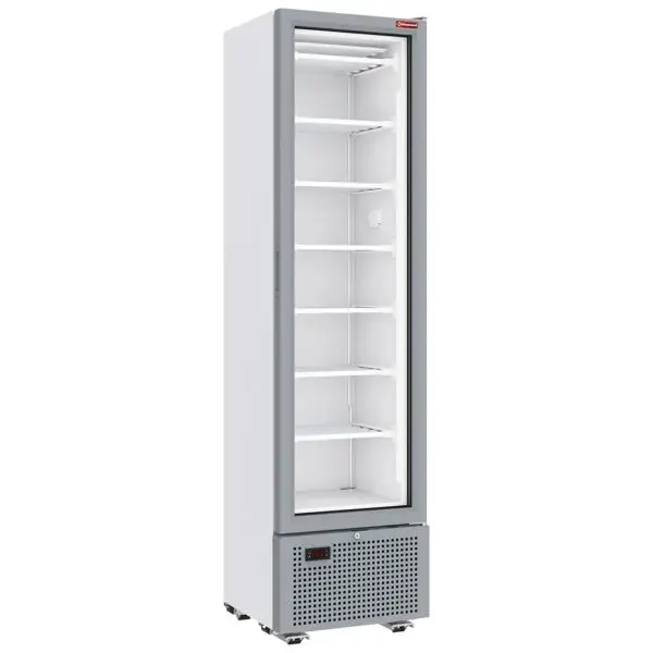 Veilige Betaling Diamond negatieve gekoelde vitrine SSN33-SW-2EME 221L 494x521x1915mm wit -24° tot -18°