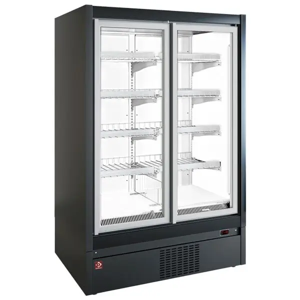 Koop Online Diamond Vries wandmeubel TCM20-B4 1975x898x2040 mm zelfbediening LED zwart/wit