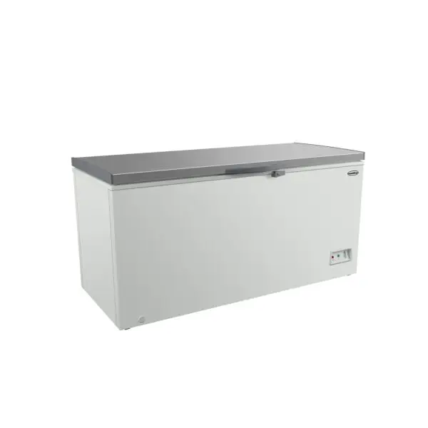 Combisteel vrieskist RVS deksel 562 L staand model 1655x740x850 mm statische koeling Express Levering