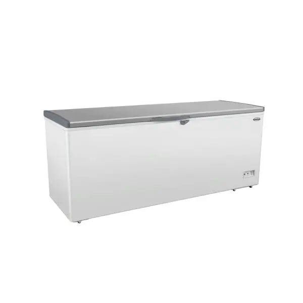 Betrouwbaar Combisteel vrieskist RVS deksel 650 L statische koeling -18°C