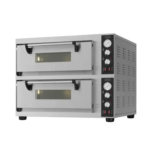 Nu Kopen Combisteel Elektrische Dubbele Pizzaoven 2 x 4 GN 30 cm 8,4 kW 400V RVS