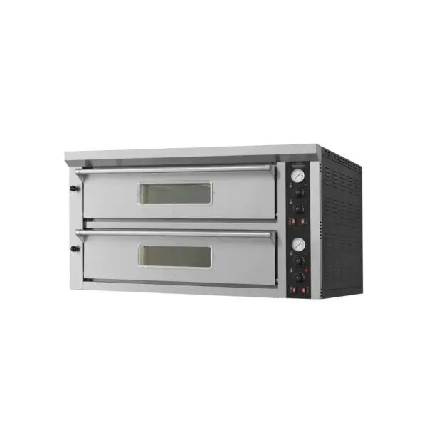 Lage Prijs Combisteel elektrische pizzaoven dubbel Tafelmodel 880x1370x765 mm 13,2 kW 2x6 pizza’s Ø33 cm professioneel