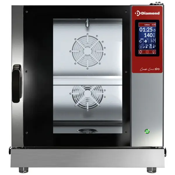 Superprijs Diamond elektrische stoom- en convectieoven DIDFV711-CTS 7x GN 1/1 Touchscreen met auto-cleaning