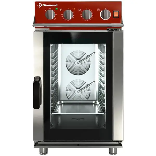 Diamond elektrische stoom- en convectieoven DIFVS10-711-CMC 10x GN 1/1, mechanisch bedieningpaneel, 12,5 kW, 400V horecaoven Beste Prijs