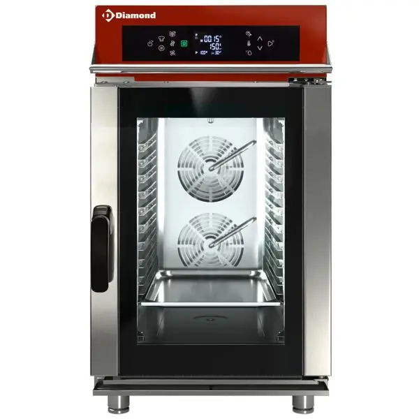 Diamond elektrische stoom- en convectieoven DIFVS10-711-CTD 10x GN 1/1 Touch/Digital met Auto-Cleaning Bestel Nu