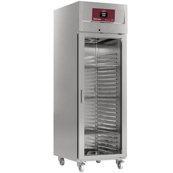 Diamond geventileerde koelkast DIID70-R6G-2EME 700 liter GN 2/1 glazen deur op wielen 693x856x2145 mm Bestel Nu