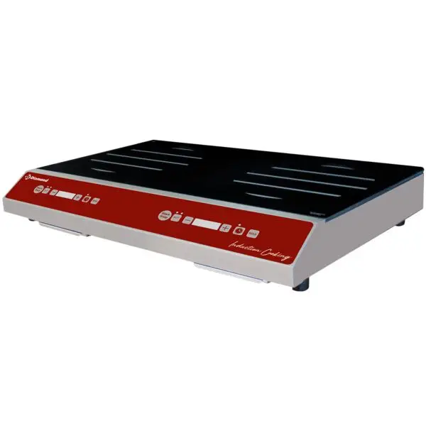 Speciale Aanbieding Diamond inductieplaat 2 zones 560x360x105 mm 2x1750W 230V tucktiele toetsen