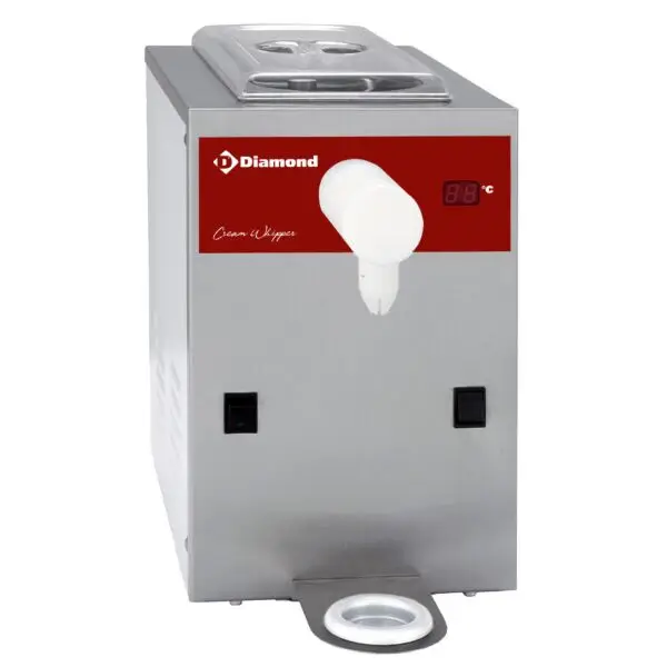 Diamond slagroomtoestel RVS 2 L kuip 0,3 kW 230V 50Hz Goedkoop
