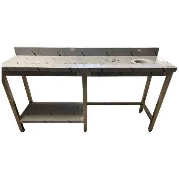 Express Levering Diamond R.V.S. Kasttafel TVT185-EXPO 1800x500x880 mm horeca werktafel