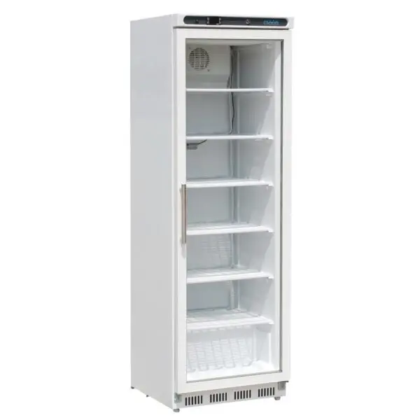 Gastronoble Polar C-Serie Display Vriezer 365L Wit RVS Glas -20°C tot -10°C Speciale Aanbieding