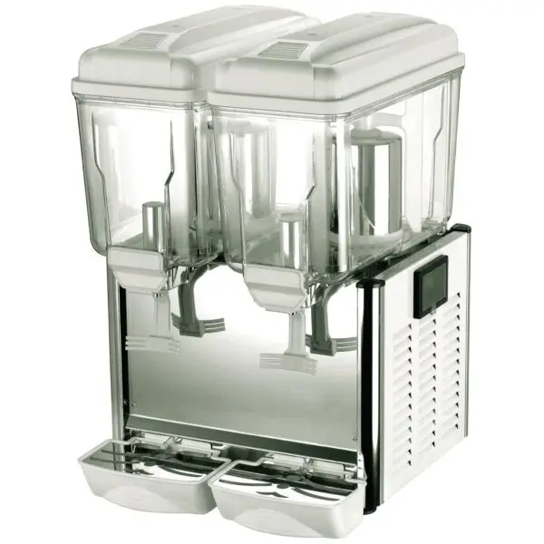 Gastronoble Polar G-Serie Dubbel Tank gekoelde drankdispenser 2x12L RVS grijs 370W 230V Koopje