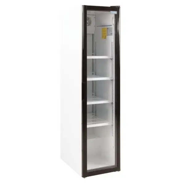 Fabrieksprijs Gastronoble Polar G-Serie Slimline Display Koeling 300L zwart 190x44,8x68cm