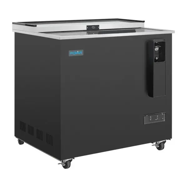 Gastronoble Polar G-Serie Bovenlader flessen- en fustenkoeler 279L zwart staal 88,8x93,5x68,7cm Flitsaanbieding