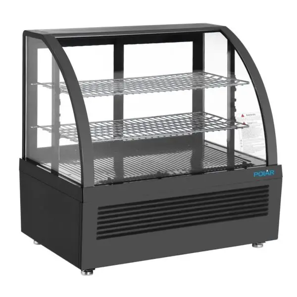 Gastronoble Polar C-Serie tafelmodel koelkast 100L zwart 705x472x687mm Direct Beschikbaar