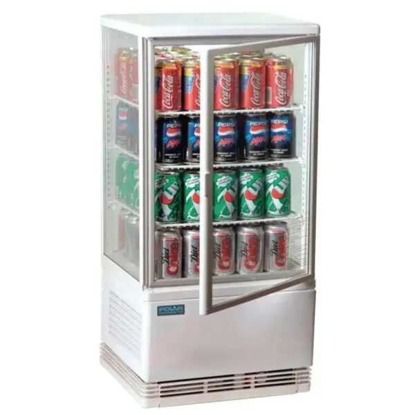 Must-Have Gastronoble Display Koelkast Polar C-Series 68L Wit 180W Energiezuinig