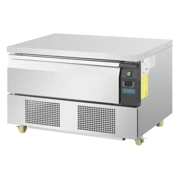 Beste Prijs Gastronoble Polar U-Serie Compacte Koel-Vrieswerkbank 2x GN 1/1 RVS 60,5x90,5x70 cm 240W R290