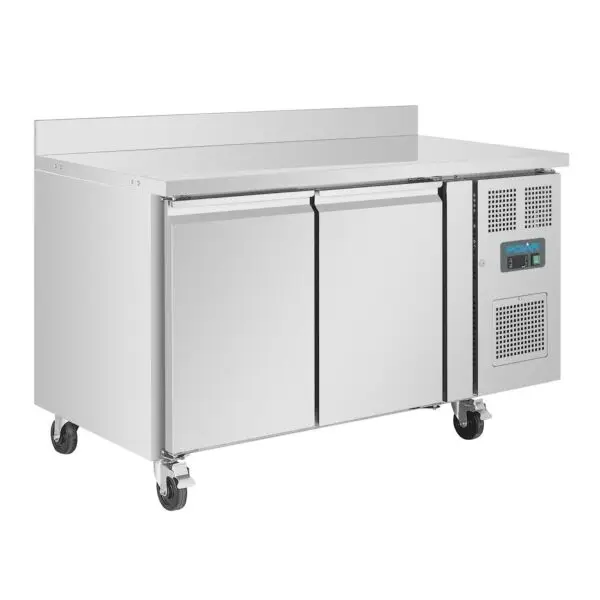 Uitverkoop Gastronoble Polar U-Serie 2-Deurs RVS Vrieswerkbank 282L GN 1/1 230V
