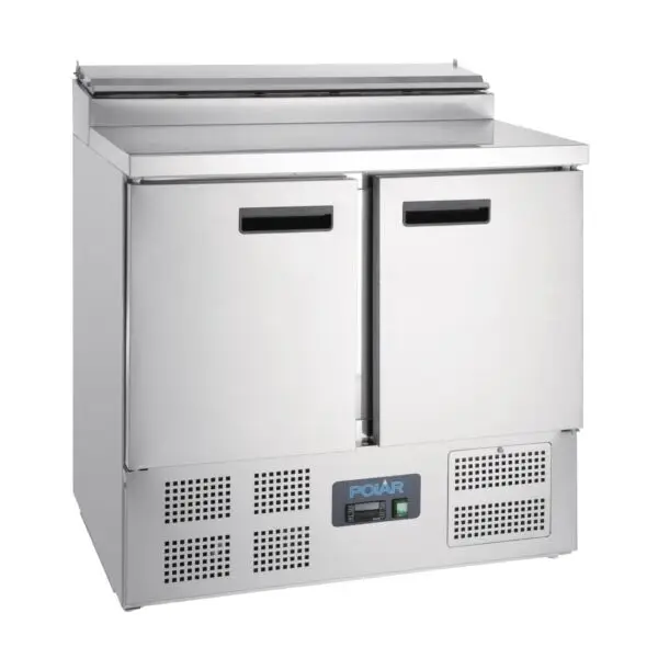 Gastronoble gekoelde saladette Polar G-Serie GAG604 254L RVS 101x90x70cm GN 1/6 230V Speciale Aanbieding