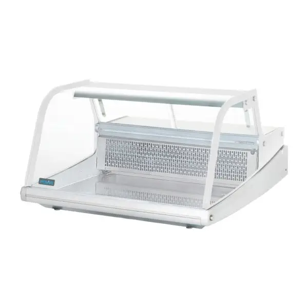 Speciale Aanbieding Gastronoble Polar G-Serie Vis Koelvitrine 175L LED wit RVS displayvriezer +2°C tot +12°C