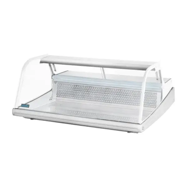 Gastronoble Polar G-Serie Vis Koelvitrine 225L RVS en glas 53x124,5x89cm wit Goedkoop