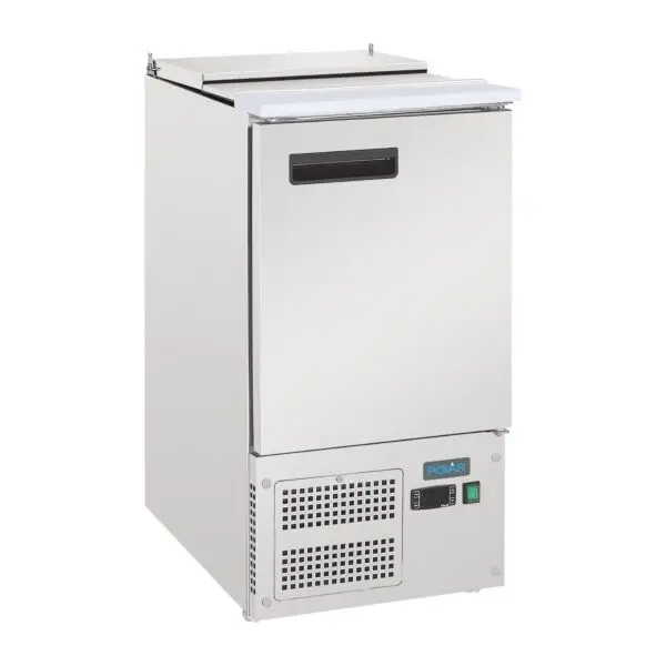 Gastronoble Polar G-Serie Enkeldeurs Saladette Koelwerkbank 109L RVS GN 1/1 230V Hoge Kwaliteit