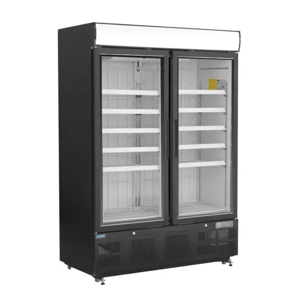 Gastronoble Polar G-Series staande displayvriezer 920L zwart R290 Favoriet