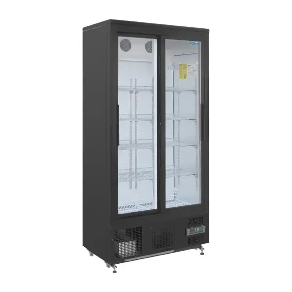 Dagaanbieding Gastronoble Polar G-Serie Staande Barkoeling 490L Zwart 188x92x51,4cm R600a 400W