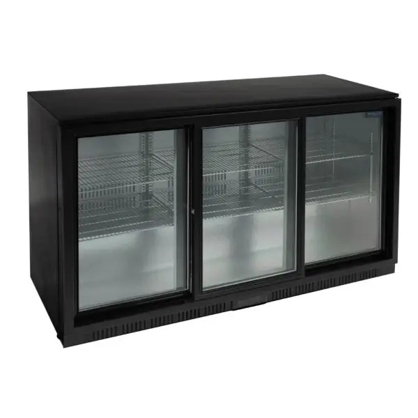 Gastronoble Polar G-Serie Laag Model Barkoeling 320L 85x135x52cm Zwart R600a Must-Have