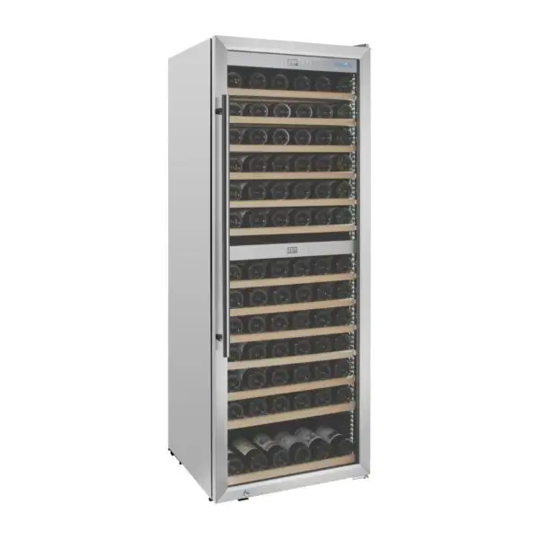 Dagaanbieding Gastronoble Polar G-Series Dual Zone wijnkoelkast 109 flessen roestvrij staal 326L 220-240V