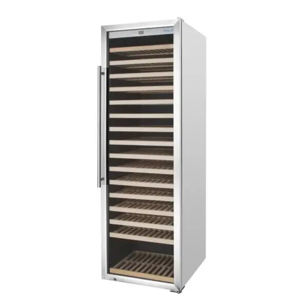 Gastronoble Polar G-Serie Enkel Zone Roestvrijstalen Wijnkoelkast 187 Flessen 465L 186,5x59,5x69,5cm Koopje