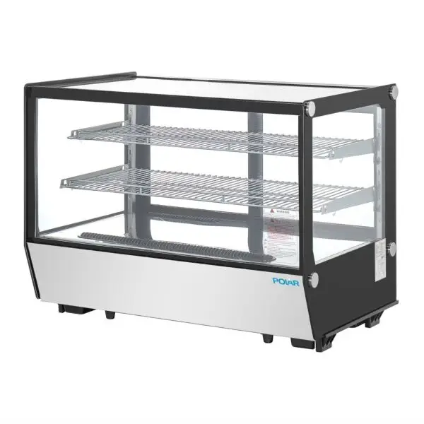 Gastronoble Polar G-Serie Display Koelkast 160L Zwart RVS 88x57x69cm Exclusieve Aanbieding