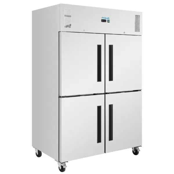 Gastronoble Polar G-Series Staande Dubbele Staldeur Gastronorm Koelkast 1200L RVS 209x134x87,5cm Betrouwbaar