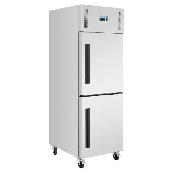 Superprijs Gastronoble Polar G-Series Staande Gastronorm Vriezer 600L RVS 2/1GN -18°C tot -22°C