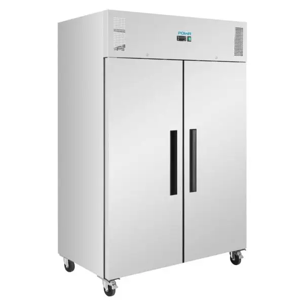 Meest Verkocht Gastronoble Polar G-Serie Dubbeldeurs Staande Koelkast 887L RVS GN 2/1 209x134x87,5cm