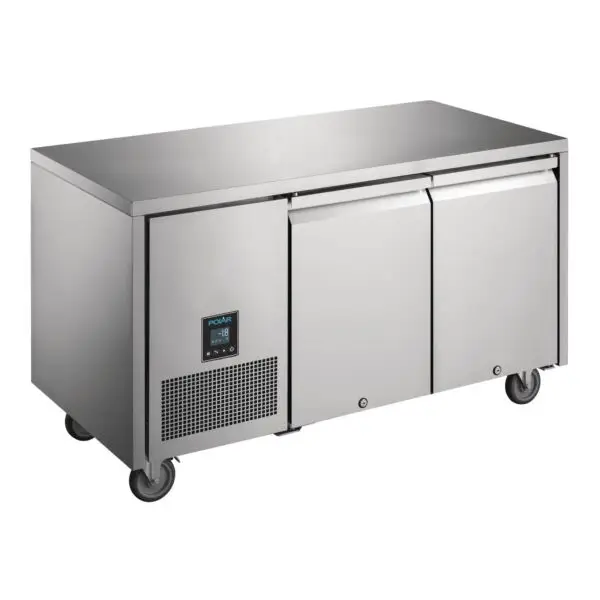 Gastronoble Polar U-Serie Premium Tweedeurs Vrieswerkbank 267L R290 85x142x66cm Korting