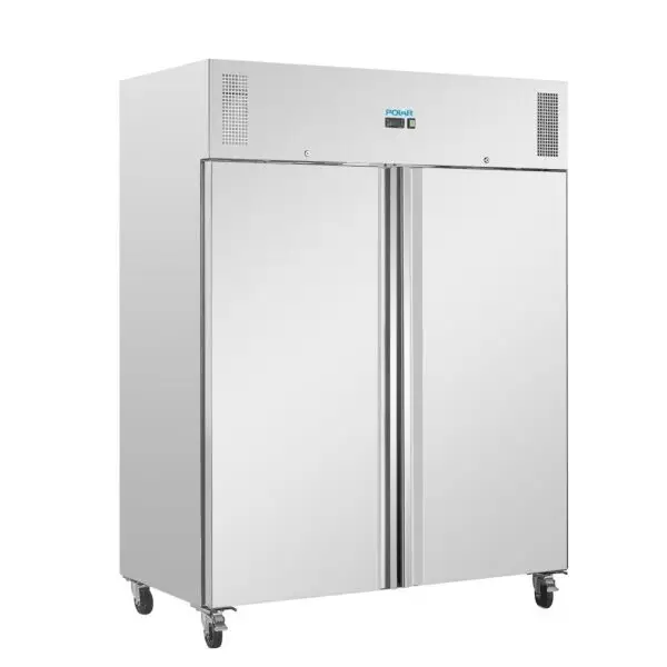 Veilige Betaling Gastronoble U-Series Dubbeldeurs Staande Koelkast 1300L 2/1GN RVS