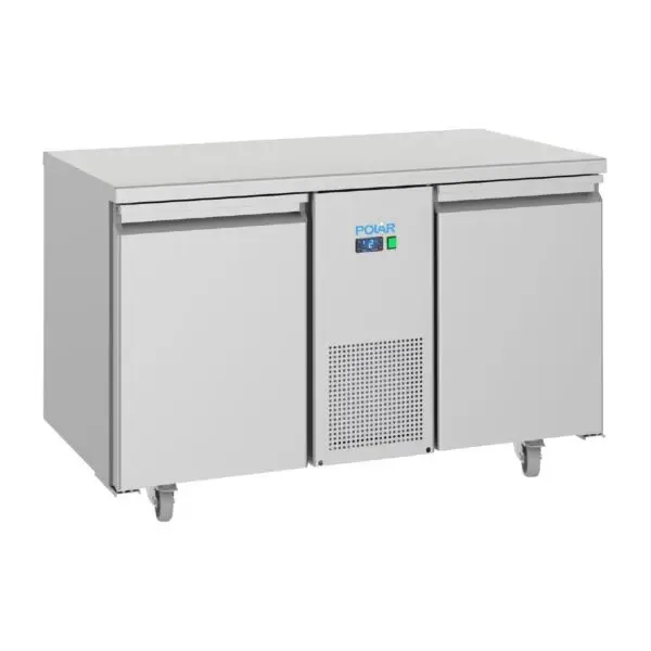 Finale Uitverkoop Gastronoble Polar U-Serie Vrieswerkbank 281L RVS 85x130x70cm 480W Grijs