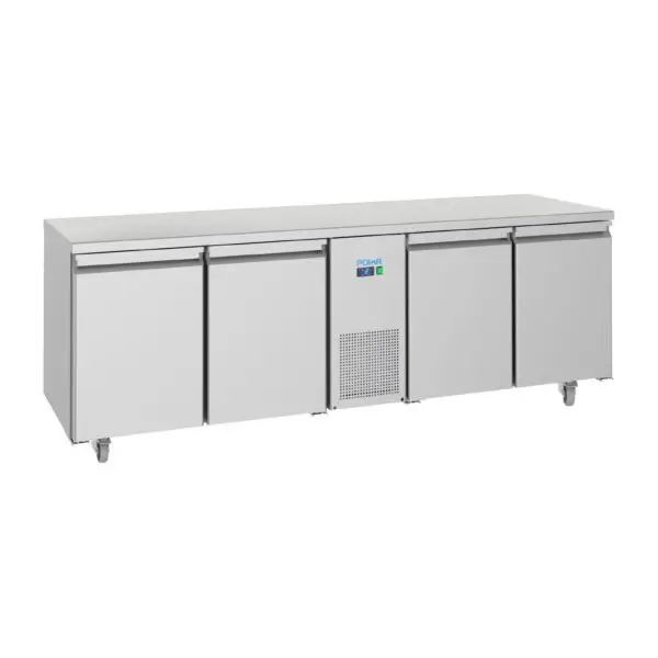 Bestseller Gastronoble Koelkast Polar U-Serie 4-deurs 632L RVS grijs GN 1/1 energiezuinig