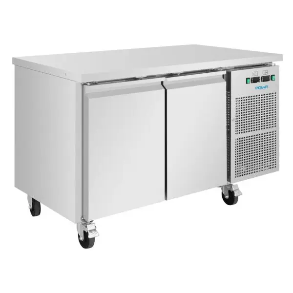Gratis Retour Gastronoble Polar U-Serie Koel-Vrieswerkbank 124L RVS 136x70x86cm 480W