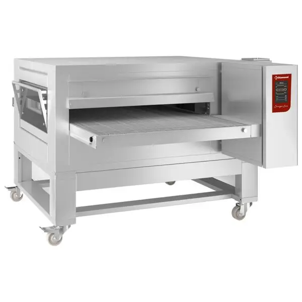 Uitverkoop Diamond elektrische tunneloven TOUCH SCREEN 1000x1300 mm roestvrij staal voor pizzeria en grootkeuken
