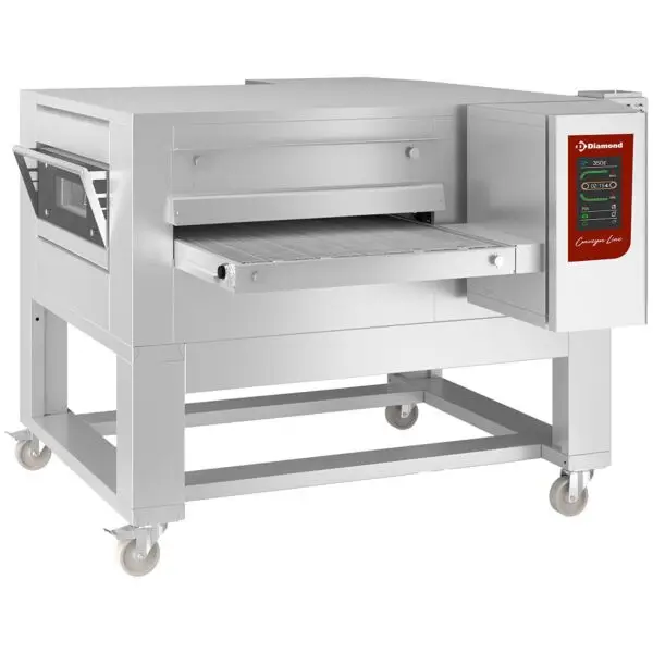 Diamond Gas tunnel-oven DIFTGV65-110-NT 650x1100 mm RVS met 7" Touch Screen voor pizza en continu bakken Fabrieksprijs