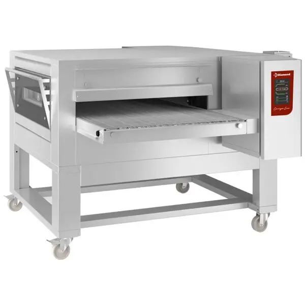 Diamond Gas tunnel-oven DIFTGV80-120-NT 800x1200 mm, 35-220 pizza's/uur, 7" Touch Screen, roestvrij staal Shop Nu