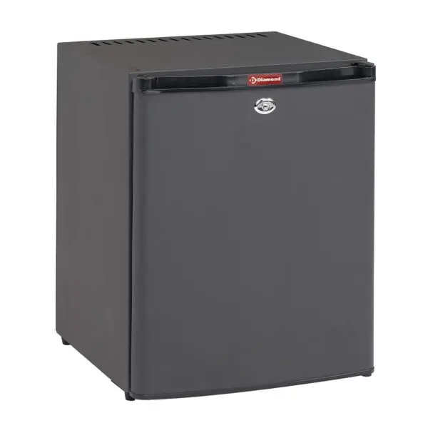 Uitverkoop Diamond minibar volle deur C250S grijs 25 liter ammoniak koeling 420x375x435 mm