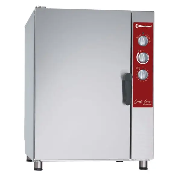 Flitsaanbieding Diamond elektrische oven DIFRU-1011-P-2EME 10x GN 1/1 met bevochtiger 710x770x940 mm 10 kW 400-230V