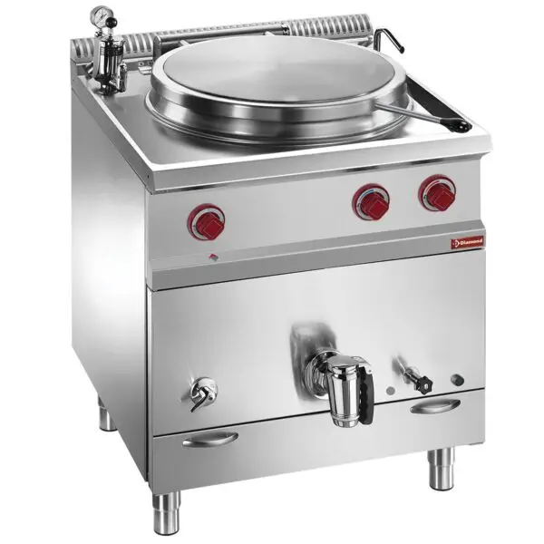 Diamond Ronde gaskookketel 50L OPTIMA 700 10750 kcal/h indirecte verwarming Gereduceerde Prijs
